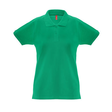 THC MONACO WOMEN. Жіноче поло, колір зелений  розмір L - 30262-109-L- Фото №1