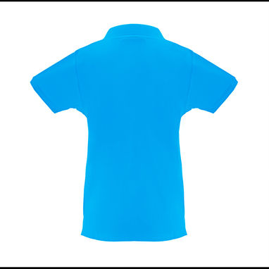THC MONACO WOMEN. Жіноче поло, колір аква-блакитний  розмір L - 30262-154-L- Фото №2