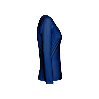 THC BUCHAREST WOMEN Женская футболка с длинным рукавом, цвет королевский синий  размер M - 30126-114-M- Фото №3