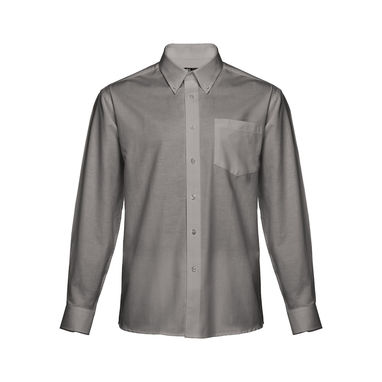 THC TOKYO. Оксфордська сорочка для чоловіків, колір сірий  розмір L - 30153-113-L- Фото №1