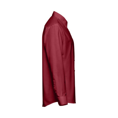 THC TOKYO Мужская рубашка oxford, цвет бордовый  размер L - 30153-115-L- Фото №3