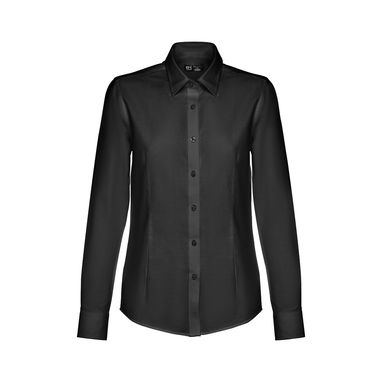 THC TOKYO WOMEN Женская рубашка oxford, цвет черный  размер XL - 30154-103-XL- Фото №1