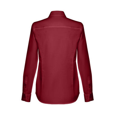 THC TOKYO WOMEN. Оксфордська сорочка для жінок, колір бордовий  розмір XL - 30154-115-XL- Фото №2