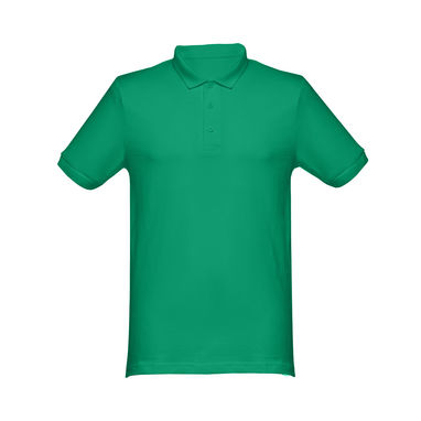 THC MONACO Мужское поло, цвет зеленый  размер L - 30188-109-L- Фото №1