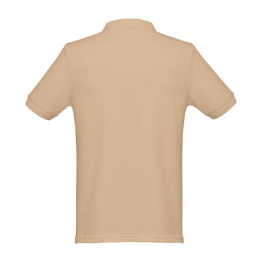 THC MONACO Мужское поло, цвет светло-коричневый  размер L - 30188-111-L- Фото №2