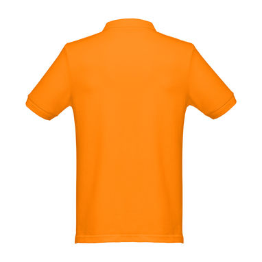 THC MONACO Мужское поло, цвет оранжевый  размер L - 30188-128-L- Фото №2