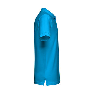 THC MONACO. Чоловіче поло, колір аква-блакитний  розмір L - 30188-154-L- Фото №3