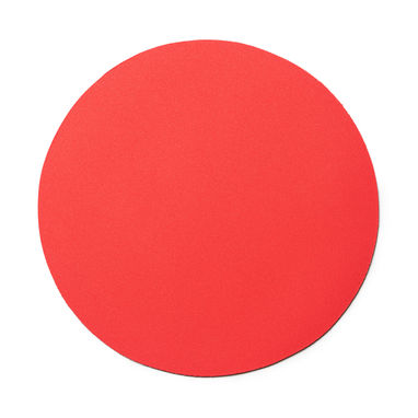Круглий килимок для миші, колір червоний - AL2997S160- Фото №1
