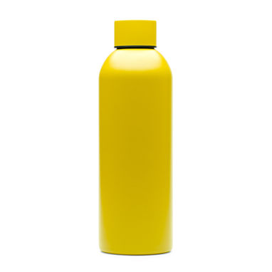 Бутылка из нержавеющей стали, цвет желтый - BI4144S103- Фото №1