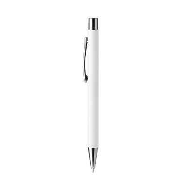 Шариковая ручка с металлическим корпусом, цвет белый - BL8095TA01- Фото №1