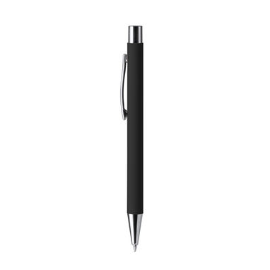 Кулькова ручка з металевим корпусом, колір чорний - BL8095TA02- Фото №1