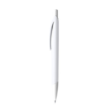 Шариковая ручка в двухцветном исполнении, цвет белый - BL8099TA01- Фото №1