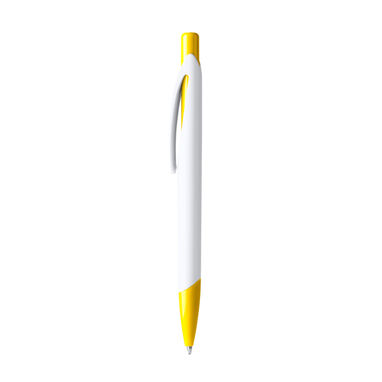 Шариковая ручка в двухцветном исполнении, цвет желтый - BL8099TA03- Фото №1