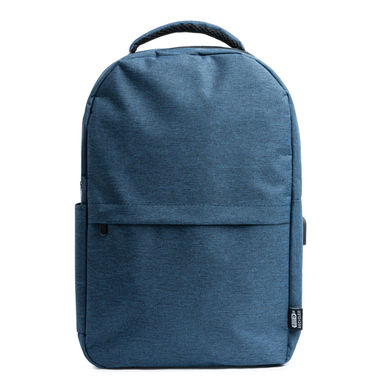 Рюкзак из полиэстера RPET 600D, цвет синий - MO7139S105- Фото №1