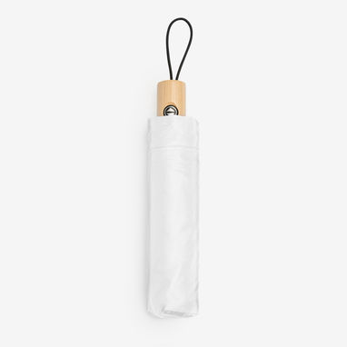 Зонт с автоматическим открыванием и закрыванием, цвет белый - UM5999S101- Фото №1