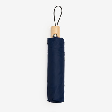 Зонт с автоматическим открыванием и закрыванием, цвет синий - UM5999S155- Фото №1