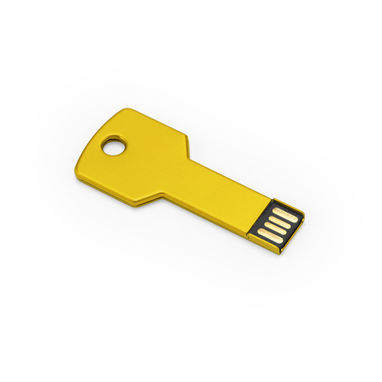 Пам'ять USB на 16 Гб, колір жовтий - US4187G1603- Фото №1