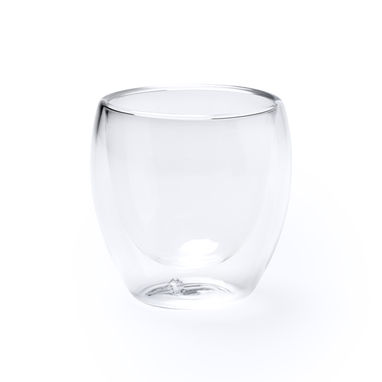 Набор из 2 стаканов с двойными стенками из боросиликатного стекла, цвет прозрачный - VA4132S100- Фото №1