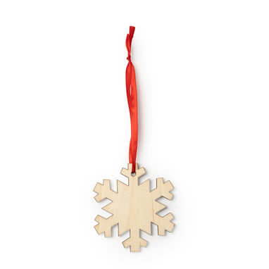 Деревянное рождественское украшение, цвет ннатуральный - XM1305S1514- Фото №1