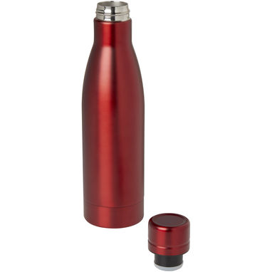 Пляшка з вакуумною ізоляцією Vasa об'ємом 500 мл з міді та переробленої нержавіючої сталі, сертифікована за стандартом RCS, колір червоний - 10073621- Фото №4