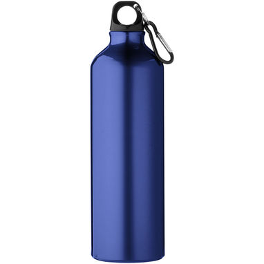 Пляшка для води з карабіном Oregon із переробленого алюмінію, сертифікованого за стандартом RCS, об'ємом 770 мл, колір синій - 10073952- Фото №2