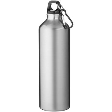 Пляшка для води з карабіном Oregon із переробленого алюмінію, сертифікованого за стандартом RCS, об'ємом 770 мл, колір серебристий - 10073981- Фото №1