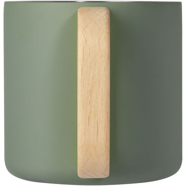Кружка Bjorn объемом 360 мл из переработанной нержавеющей стали, сертифицированной по стандарту RCS, с медной вакуумной изоляцией, цвет зеленый яркий - 10074062- Фото №4
