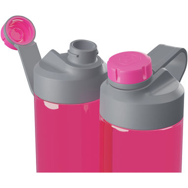 Умная бутылка объемом 710 мл из пластика Tritan™ с вакуумной изоляцией HidrateSpark® TAP, цвет фруктовый пунш - 10074441- Фото №4