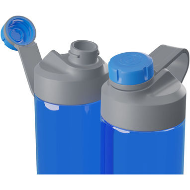 Умная бутылка объемом 710 мл из пластика Tritan™ с вакуумной изоляцией HidrateSpark® TAP, цвет ярко-синий - 10074453- Фото №4
