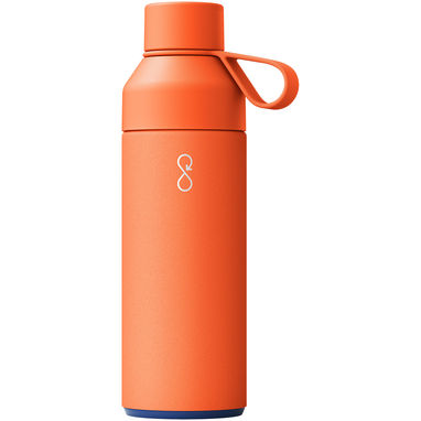 Бутылка для воды Ocean Bottle объемом 500 мл с вакуумной изоляцией, цвет оранжевый - 10075130- Фото №1