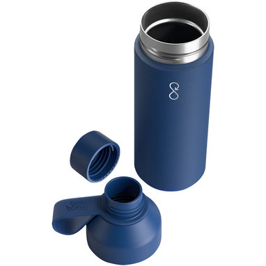 Бутылка для воды Ocean Bottle объемом 500 мл с вакуумной изоляцией, цвет синий - 10075151- Фото №3