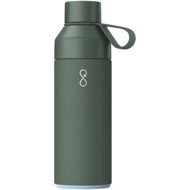 Пляшка для води Ocean Bottle об'ємом 500 мл із вакуумною ізоляцією, колір зелений - 10075164- Фото №1