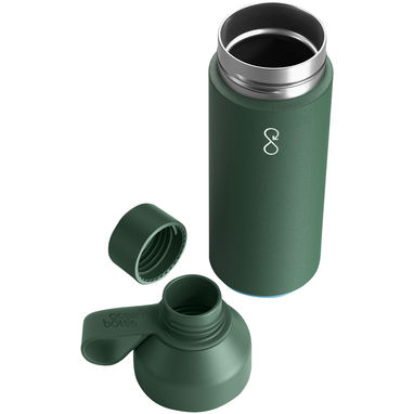Пляшка для води Ocean Bottle об'ємом 500 мл із вакуумною ізоляцією, колір зелений - 10075164- Фото №3
