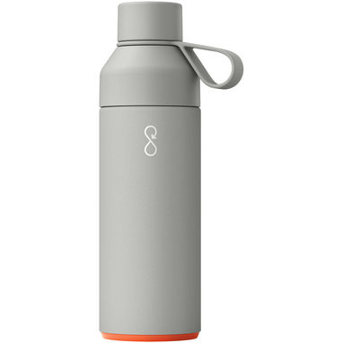 Пляшка для води Ocean Bottle об'ємом 500 мл із вакуумною ізоляцією, колір сірий - 10075183- Фото №1