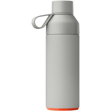 Пляшка для води Ocean Bottle об'ємом 500 мл із вакуумною ізоляцією, колір сірий - 10075183- Фото №2