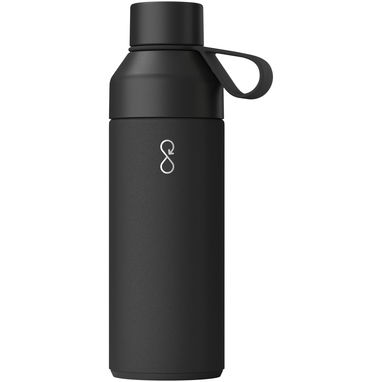 Бутылка для воды Ocean Bottle объемом 500 мл с вакуумной изоляцией, цвет черный - 10075190- Фото №1