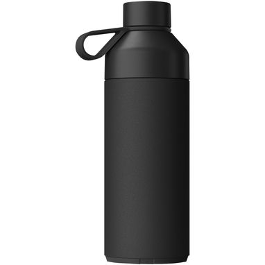 Пляшка для води Big Ocean Bottle об'ємом 1000 мл із вакуумною ізоляцією, колір чорний - 10075390- Фото №2