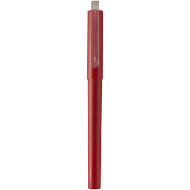 Гелева кулькова ручка Mauna з переробленого PET-пластику, колір червоний - 10780921- Фото №1