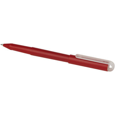 Гелева кулькова ручка Mauna з переробленого PET-пластику, колір червоний - 10780921- Фото №3