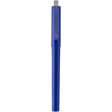 Гелева кулькова ручка Mauna з переробленого PET-пластику, колір яскраво-синій - 10780953- Фото №1