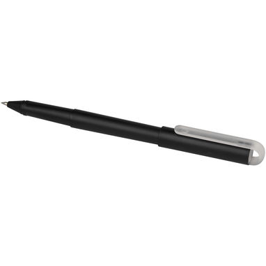 Гелевая шариковая ручка Mauna из переработанного PET-пластика, цвет сплошной черный - 10780990- Фото №3