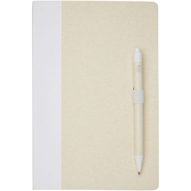 Блокнот розміром A5 та набір кулькових ручок Dairy Dream, колір білий - 10781101- Фото №2