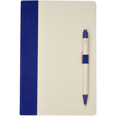 Блокнот розміром A5 та набір кулькових ручок Dairy Dream, колір синій - 10781152- Фото №2