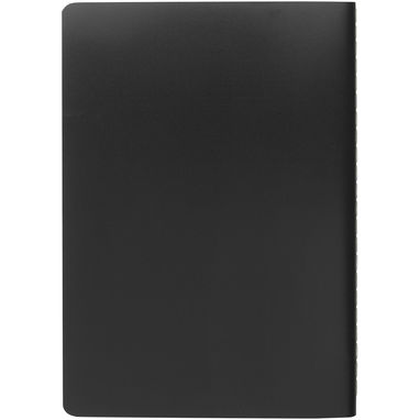 Нотатник Shale з кам'яного паперу, колір суцільний чорний - 10781490- Фото №3
