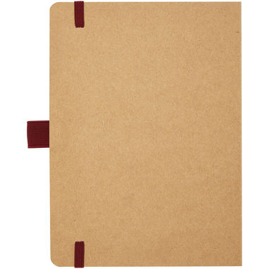 Блокнот Berk из переработанной бумаги, цвет красный - 10781521- Фото №3