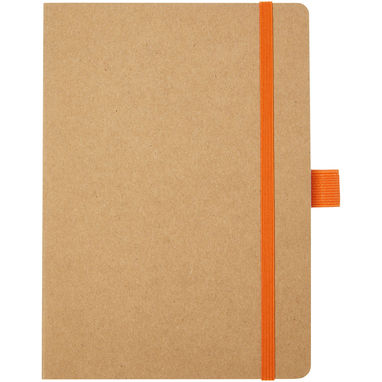 Блокнот Berk из переработанной бумаги, цвет оранжевый - 10781531- Фото №2