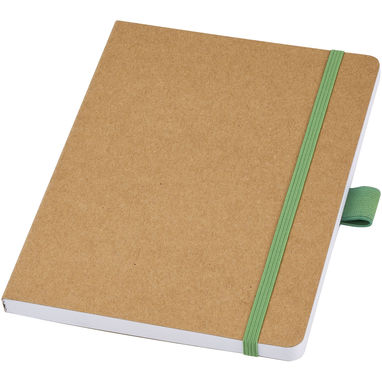 Блокнот Berk із переробленого паперу, колір зелений - 10781561- Фото №1