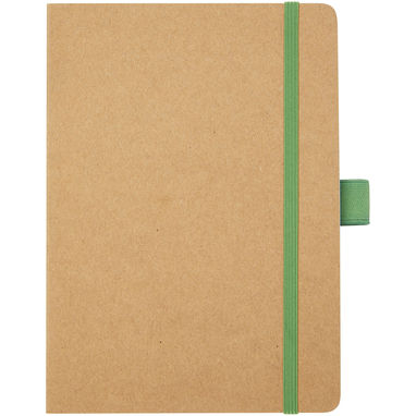 Блокнот Berk із переробленого паперу, колір зелений - 10781561- Фото №2