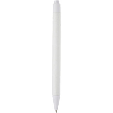 Шариковая ручка Fabianna из мятой бумаги, цвет белый - 10782101- Фото №2