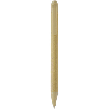 Кулькова ручка Fabianna із м'ятого паперу, колір оливковий - 10782160- Фото №1